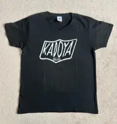 KADOYA カドヤ ＶネックTシャツ ブラック Mサイズ