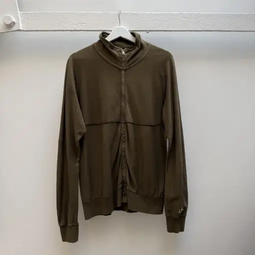 CP Company Full Zip Sweatshirt in Olive (L)