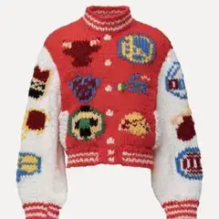 新品　anrealage homme アンリアレイジオム　ニット　セーター　赤
