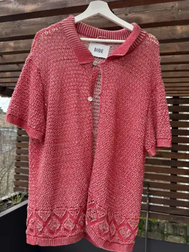 BODE Duotone Lace Shirt - Red - great condition