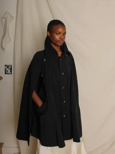 Yohji Yamamoto Cape Coat