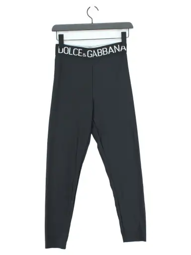 Dolce & Gabbana Women's Leggings XL Black 100% Other Full length