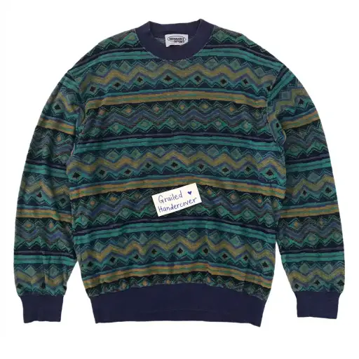 Missoni sport cozy print navajo sweater made in Italy