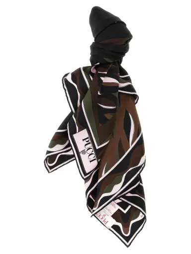 Multicolor Silk Scarf