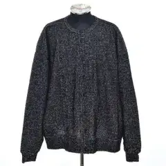 581893 未使用品 the viridi-anne ザヴィリディアン ●カーディガン 24SS Wool Mix Jersey Cardigan VI-3667 サイズ4 メンズ ブラック