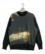UNDERCOVERアンダーカバー)の古着「Drowned Martyr Brushed Jersey Sweater」|ブラック