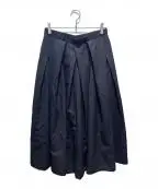 COMME des GARCONSコムデギャルソン)の古着「ウールギャバジンスカート」|ネイビー