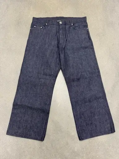 Chrome Hearts KS Cut Raw Indigo Jeans