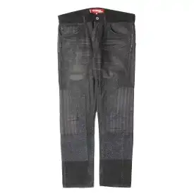 JUNYA WATANABE MAN COMME des GARCONS ジュンヤワタナベ マン コムデギャルソン パンツ ブラック 黒 サイズ:XS | 13AW Levis 再構築 パッチワーク ヴィンテージ加工 デニムパンツ (WL-P207) | ボトムス ジーンズ【メンズ】【中古】【K4896】