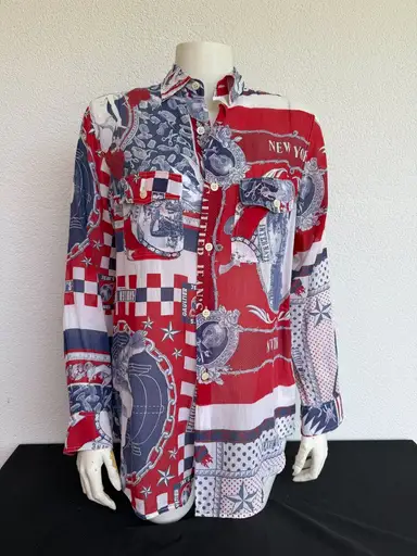 Chemise Jean Paul Gaultier Jean’s imprimée légère - S/M