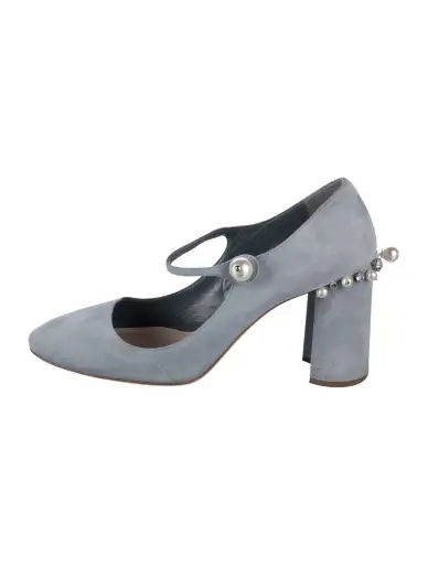 Suede Pumps