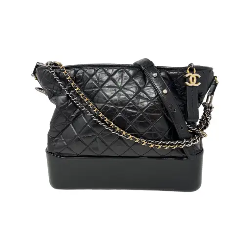 Gabrielle Large Hobo Bag Black