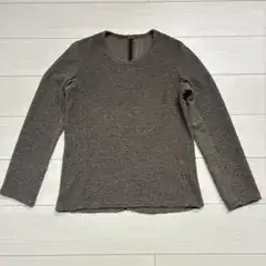 bajra クルーネック ニット ブラウン