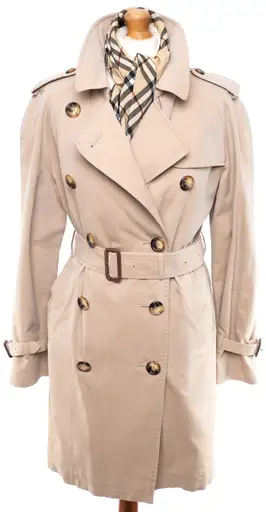 Płaszcz Burberry London trencz 38/40 (M/L) bawełniany