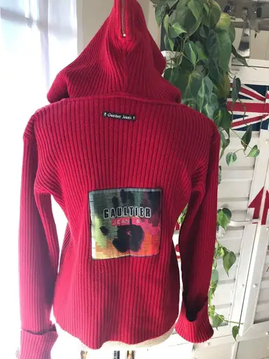 Strick Pullover mit Kapuze « JEAN-PAUL GAULTIER »