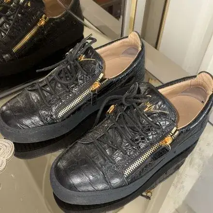 Giuseppe Zanotti Siyah Sneaker