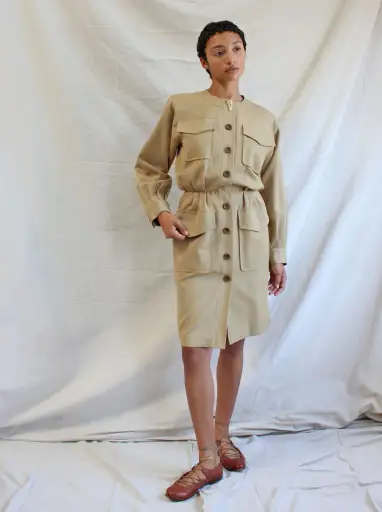 Ysl Safari Dress