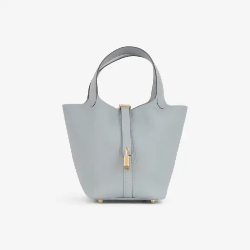 Hermès Picotin 18 - Gris Pantin Clemence | Gold Hardware