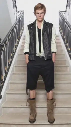 2012 Balmain Leather Vest