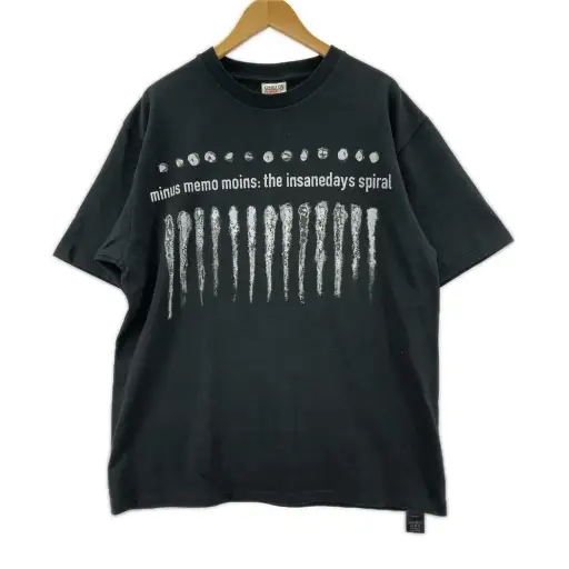 半袖Ｔシャツ MINUS Bootleg Tee MONOCHROME SHINE BLACK L 黒 2 ブラック