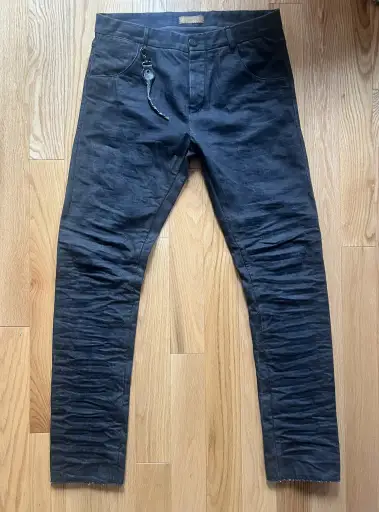 Layer-0 5-Pocket Black Denim Jeans