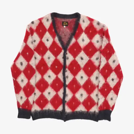 Diamond Mohair Cardigan