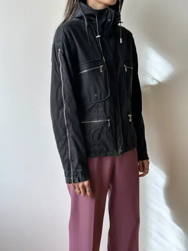 Versace sport cotton nylon jacket
