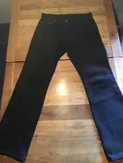 IRON HEART ブラックデニムパンツ