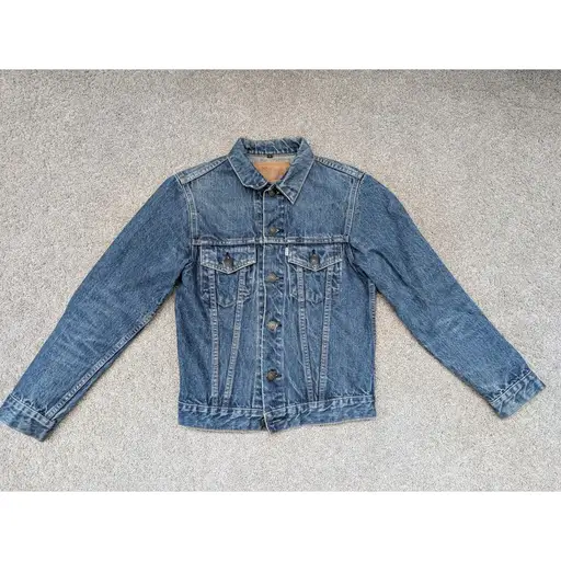 orSlow Denim Trucker Jacket size 1 100% Cotton Blue‎ Made in Japan Type III