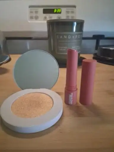 Make up by Mario highlighter and lip duo