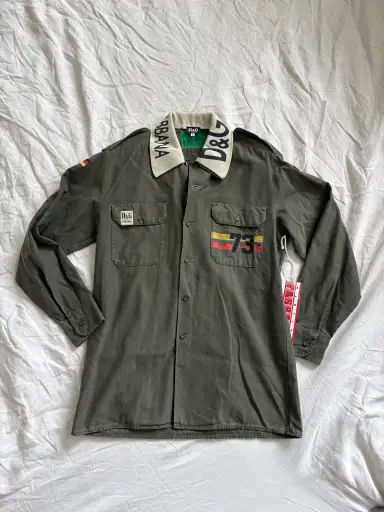 2000s D&G Military Style Button Down