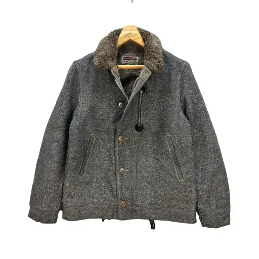 VINTAGE BLUE BLUE JAPAN SHERPA CHORE JACKET #8017-196