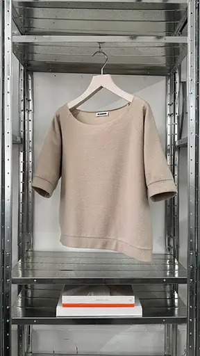 BOAT NECK SWEATSHIRT - 90s