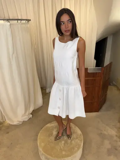 Céline white dress