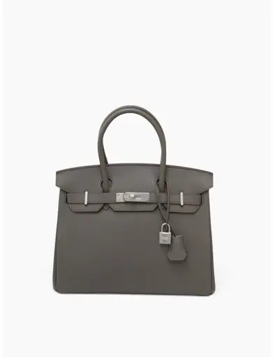 Hermès Birkin 30 Tin Togo Leather Palladium