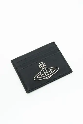 Vivienne Westwood Kartenetui in Schwarz und Silber