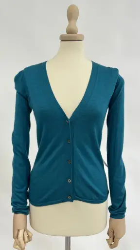 Cardigan misto cashmere e seta