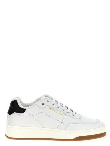 Bicolor Leather Low Top Sneakers