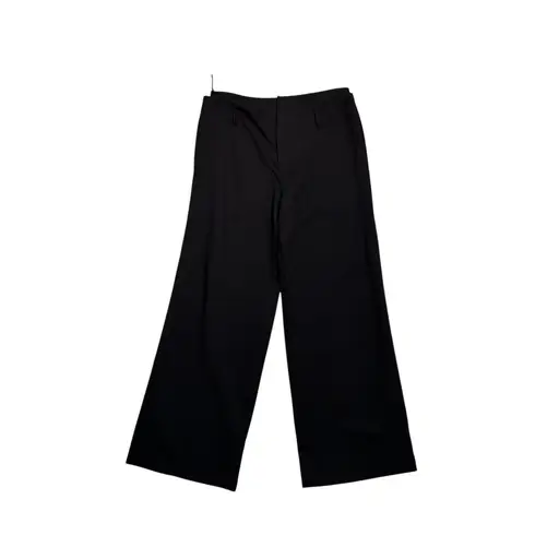 “Jean Paul GAULTIER FEMME”  Black wool design layered front pants
