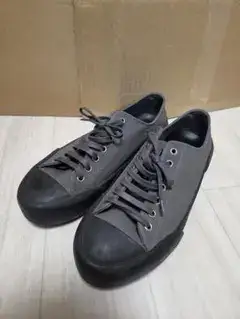 【美品】JIL SANDER ジルサンダー キャンバス スニーカー 40 グレー