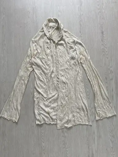 Vintage 2000s G.O.A Asymmetrical Buttonless Cardigan