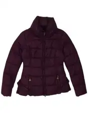 Fornarina Womens Padded Jacket UK 12 Medium Purple AF15