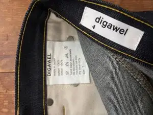 DIGAWEL ディガウェル デニムパンツ インディゴ サイズ1