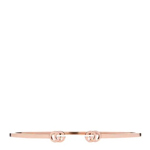 18K Rose Gold GG Running Cuff Bracelet