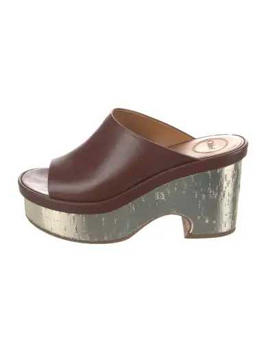 Leather Slides