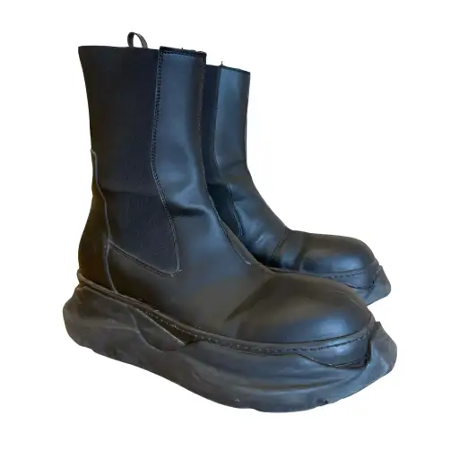 Rick Owens Abstract Beetle Boots SZ 11