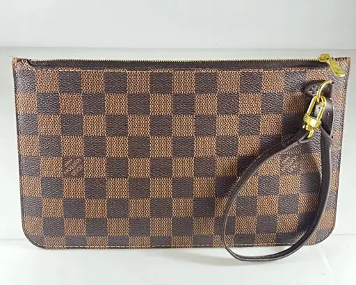 Louis Vuitton Damier Ebene Wristlet Pouch