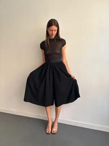 Vintage Christian Dior Culottes in Jet