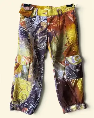 Pantaloni cargo Roberto Cavalli vintage tg42