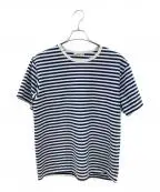 nanamicaナナミカ）の古着「COOLMAX STRIPE JERSEY TEE/Tシャツ」｜ネイビー×ホワイト